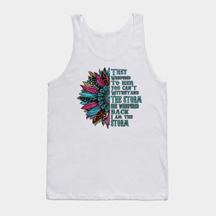 Colorful Sunflower Tank Top